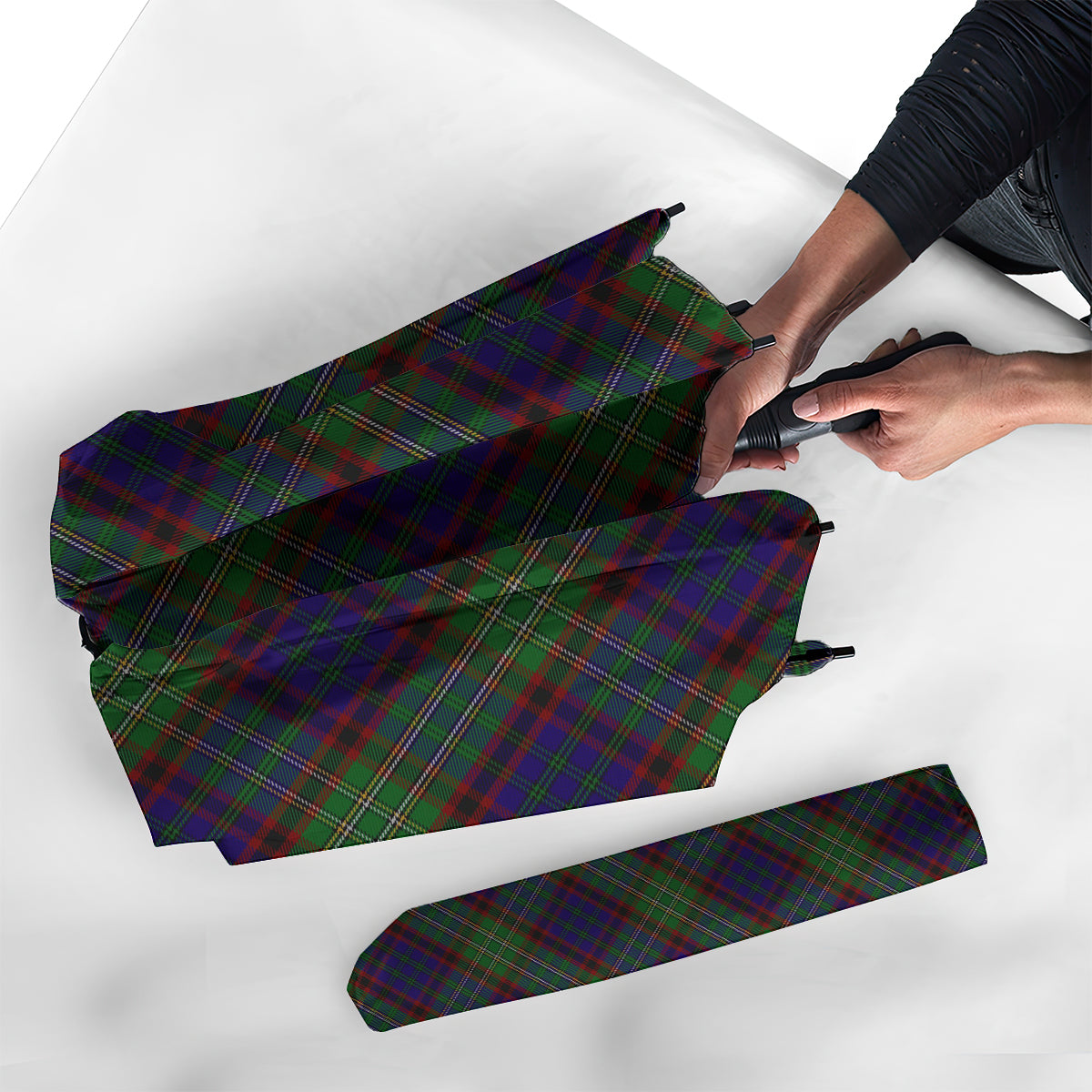 Cunningham Hunting Tartan Umbrella - Tartanvibesclothing