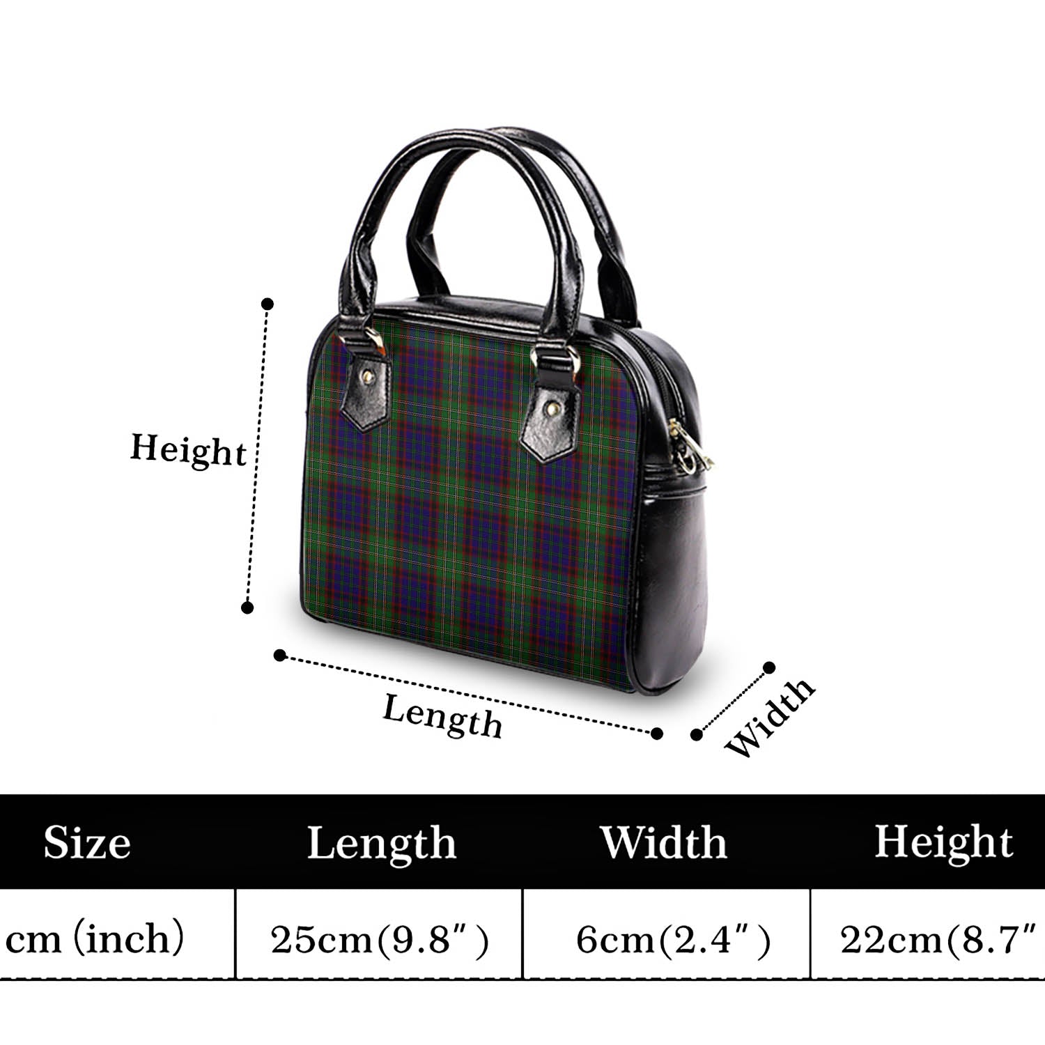 Cunningham Hunting Tartan Shoulder Handbags - Tartanvibesclothing