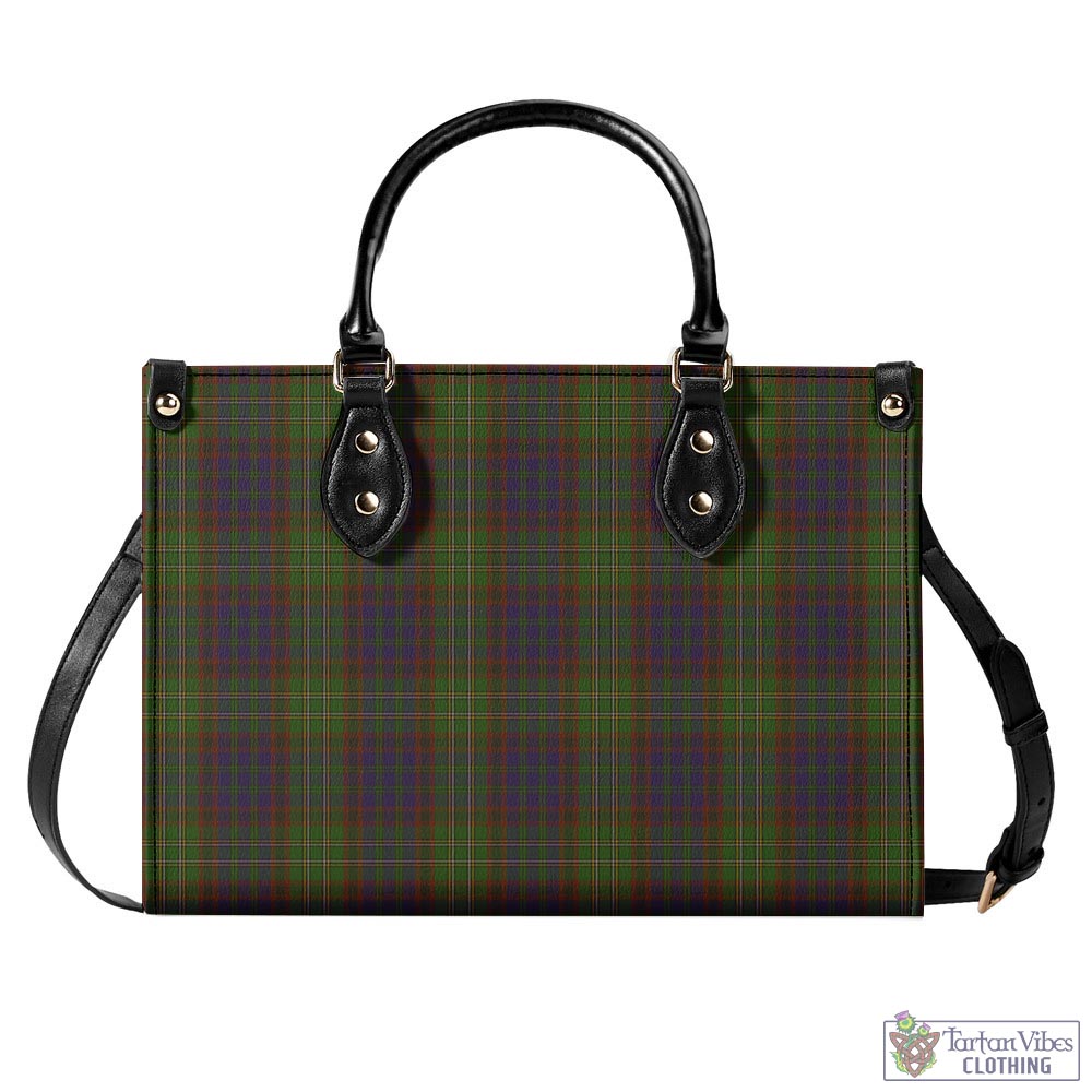 Tartan Vibes Clothing Cunningham Hunting Modern Tartan Luxury Leather Handbags