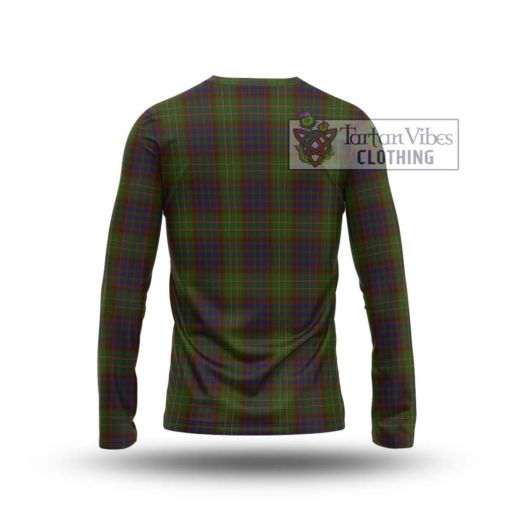 Cunningham Hunting Modern Tartan Long Sleeve T-Shirt with Family Crest DNA In Me Style - Tartanvibesclothing Shop