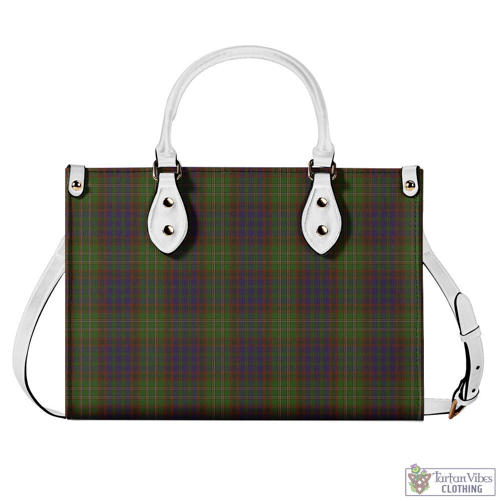 Tartan Vibes Clothing Cunningham Hunting Modern Tartan Luxury Leather Handbags