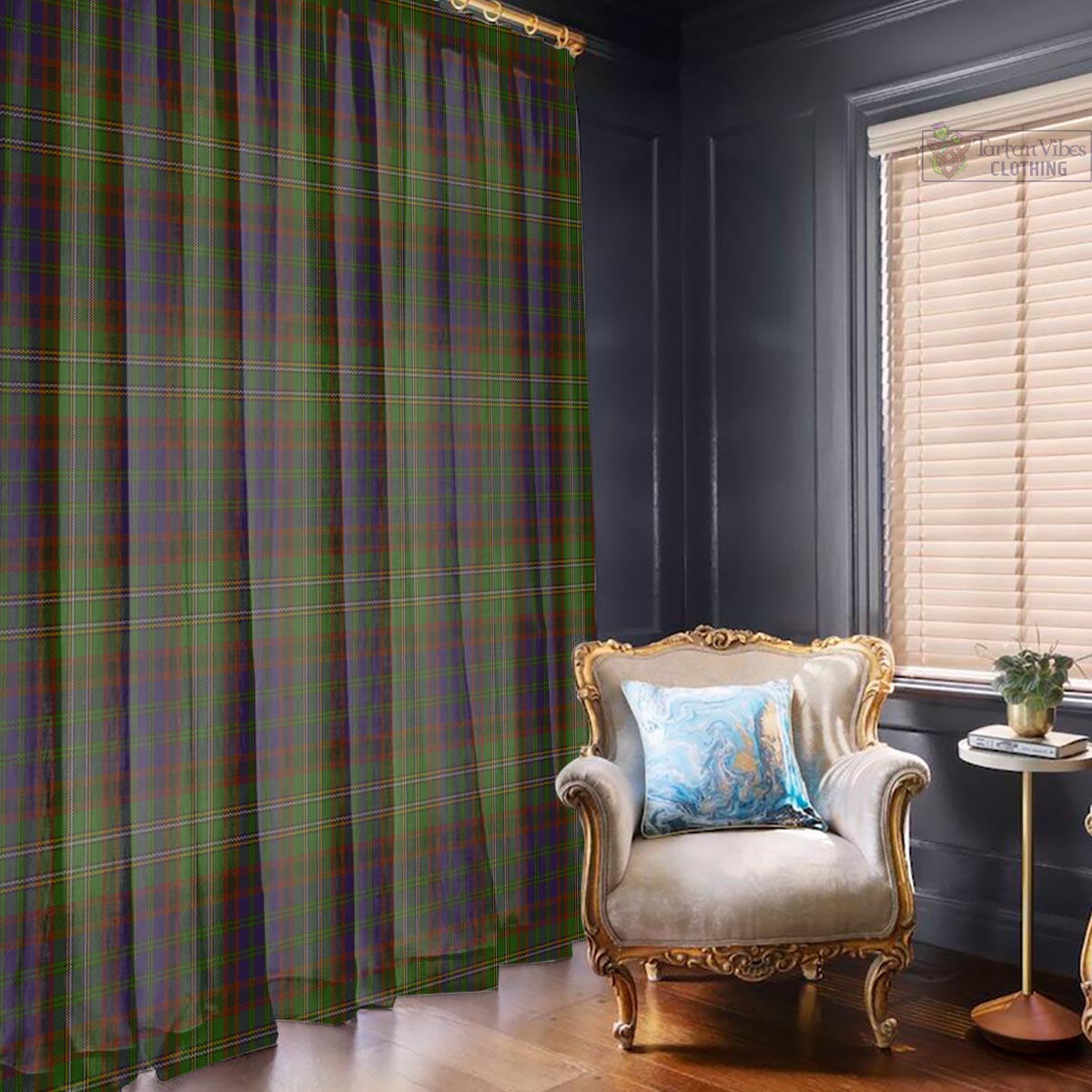 Cunningham Hunting Modern Tartan Window Curtain