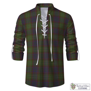 Cunningham Hunting Modern Tartan Men's Scottish Traditional Jacobite Ghillie Kilt Shirt