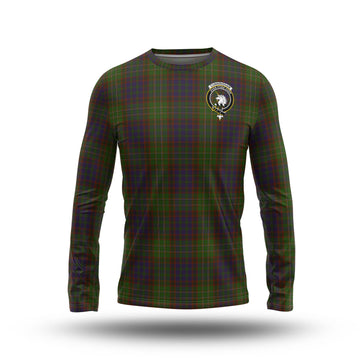 Cunningham Hunting Modern Tartan Long Sleeve T-Shirt with Family Crest