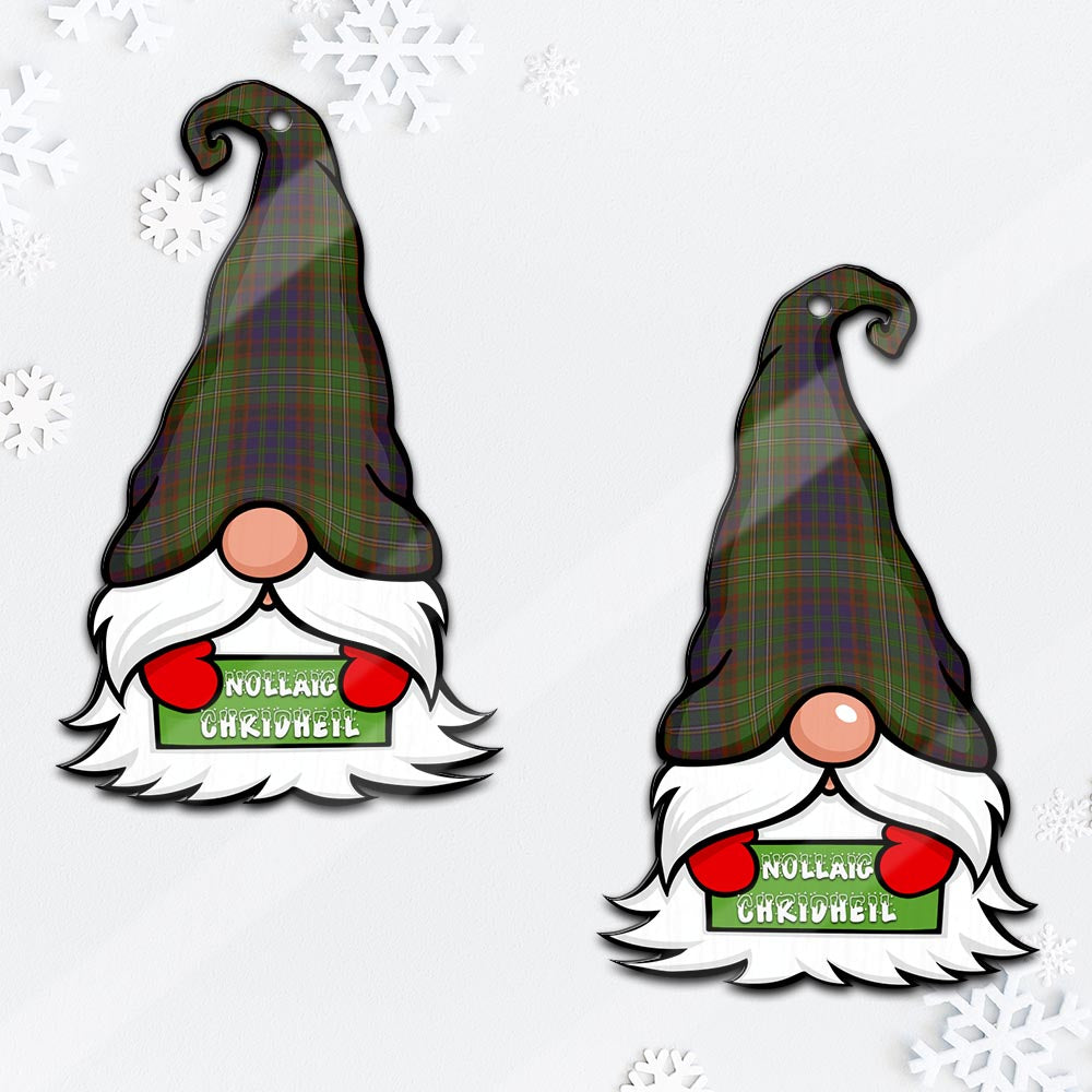 Cunningham Hunting Modern Gnome Christmas Ornament with His Tartan Christmas Hat - Tartan Vibes Clothing