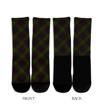 Cunningham Hunting Modern Tartan Crew Socks Cross Tartan Style