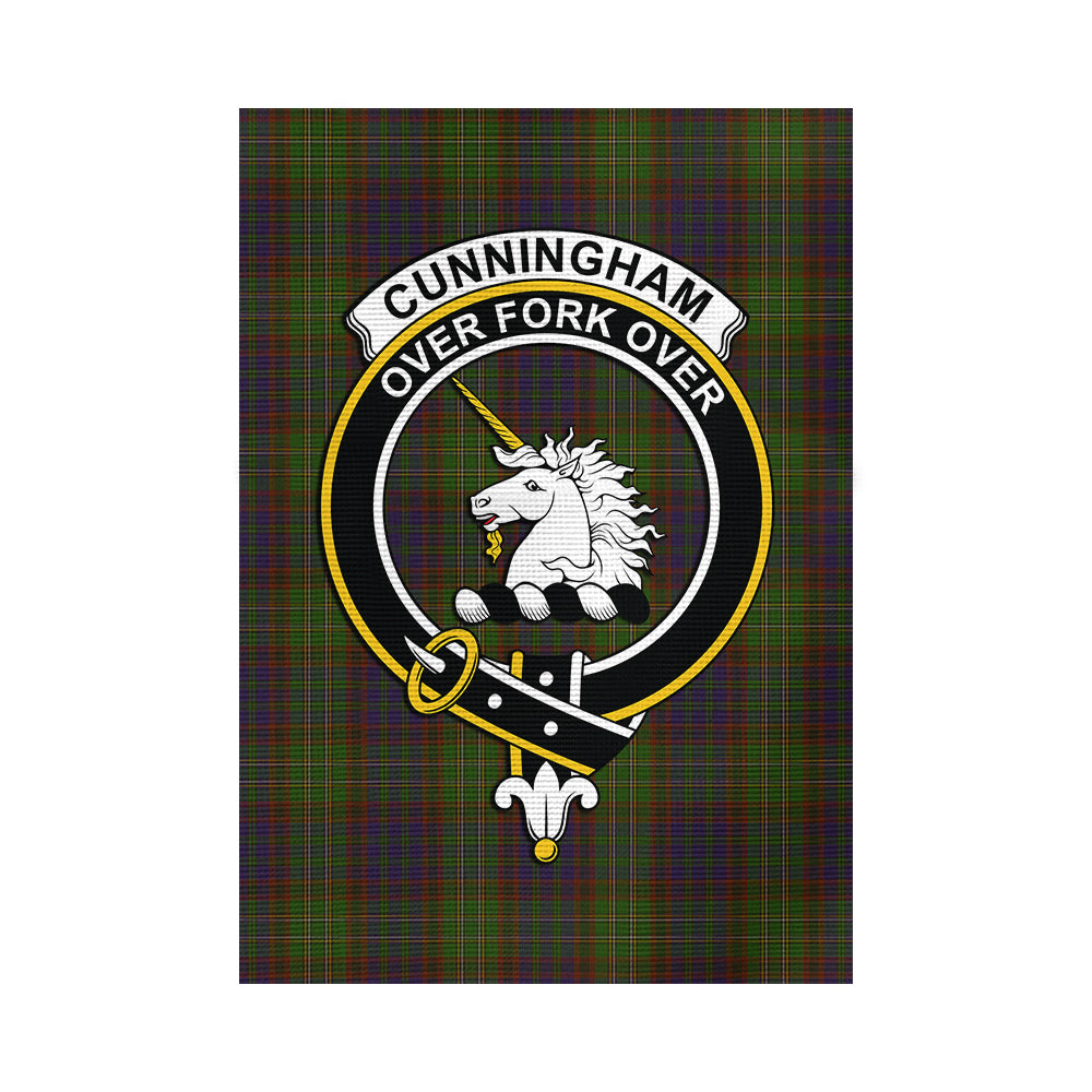 Cunningham Hunting Modern Tartan Flag with Family Crest - Tartan Vibes Clothing