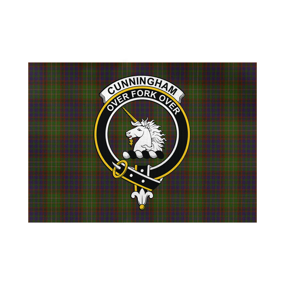 Cunningham Hunting Modern Tartan Flag with Family Crest - Tartan Vibes Clothing