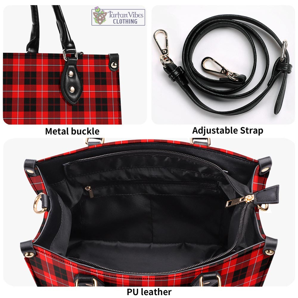 Tartan Vibes Clothing Cunningham Modern Tartan Luxury Leather Handbags