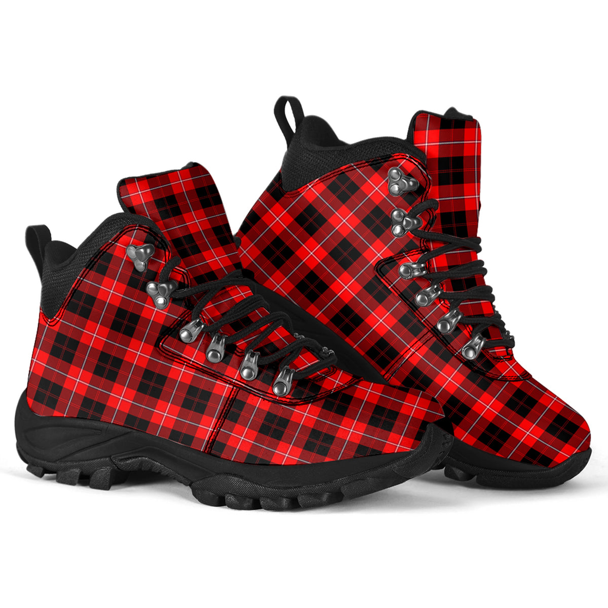 Cunningham Modern Tartan Alpine Boots - Tartanvibesclothing