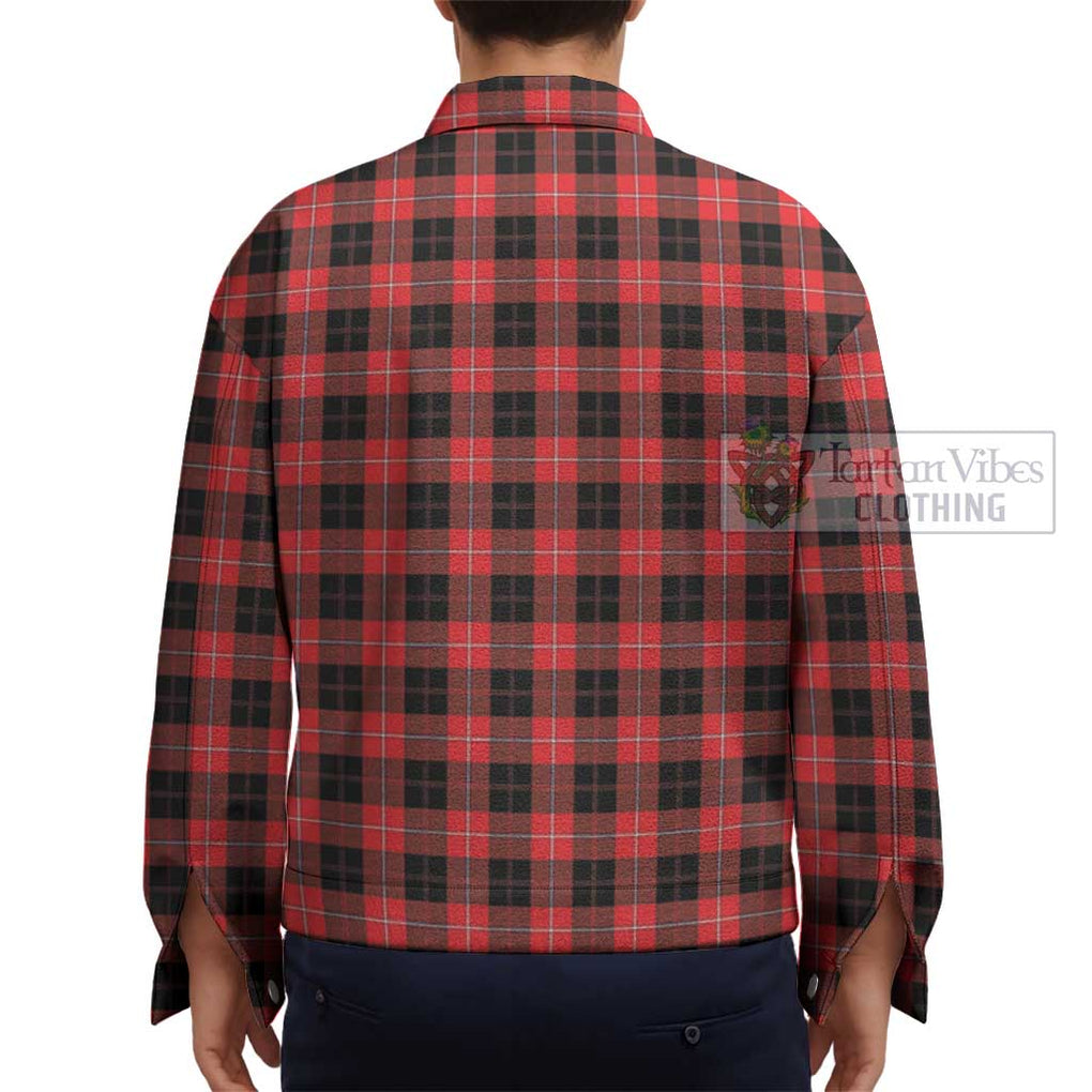 Cunningham Modern Tartan Unisex Lapel Cotton Jacket - Tartan Vibes Clothing