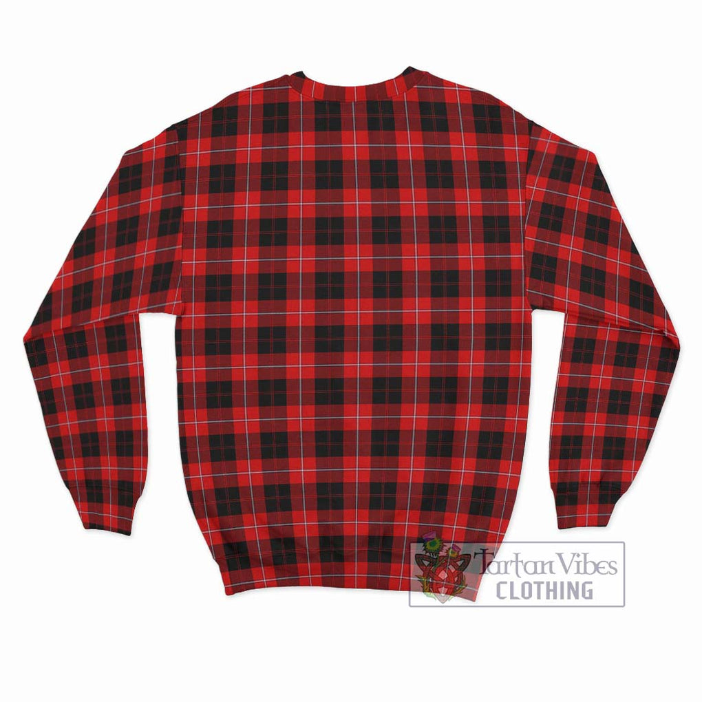 Cunningham Modern Tartan Sweatshirt with Family Crest DNA In Me Style - Tartanvibesclothing Shop