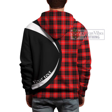 Cunningham Modern Tartan Hoodie with Family Crest Circle Style