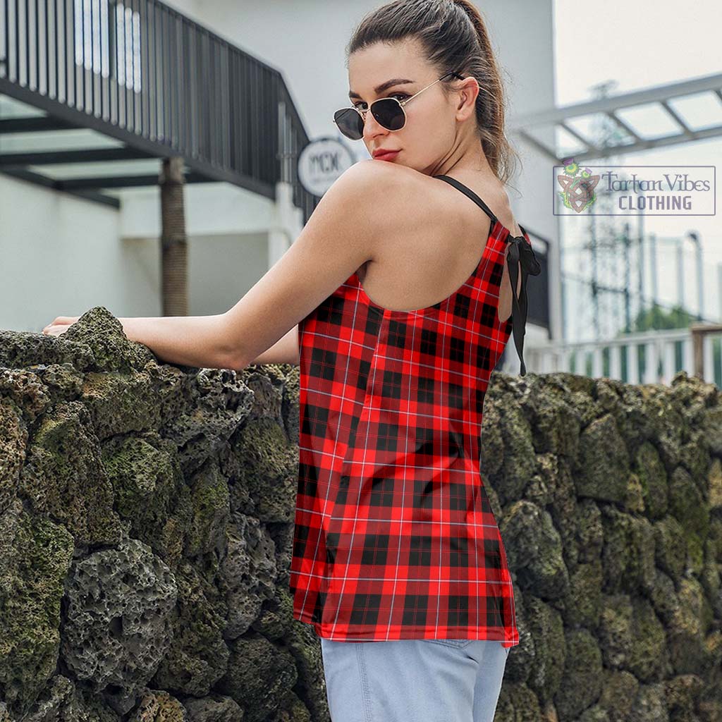 Tartan Vibes Clothing Cunningham Modern Tartan Loose Halter Neck Camisole