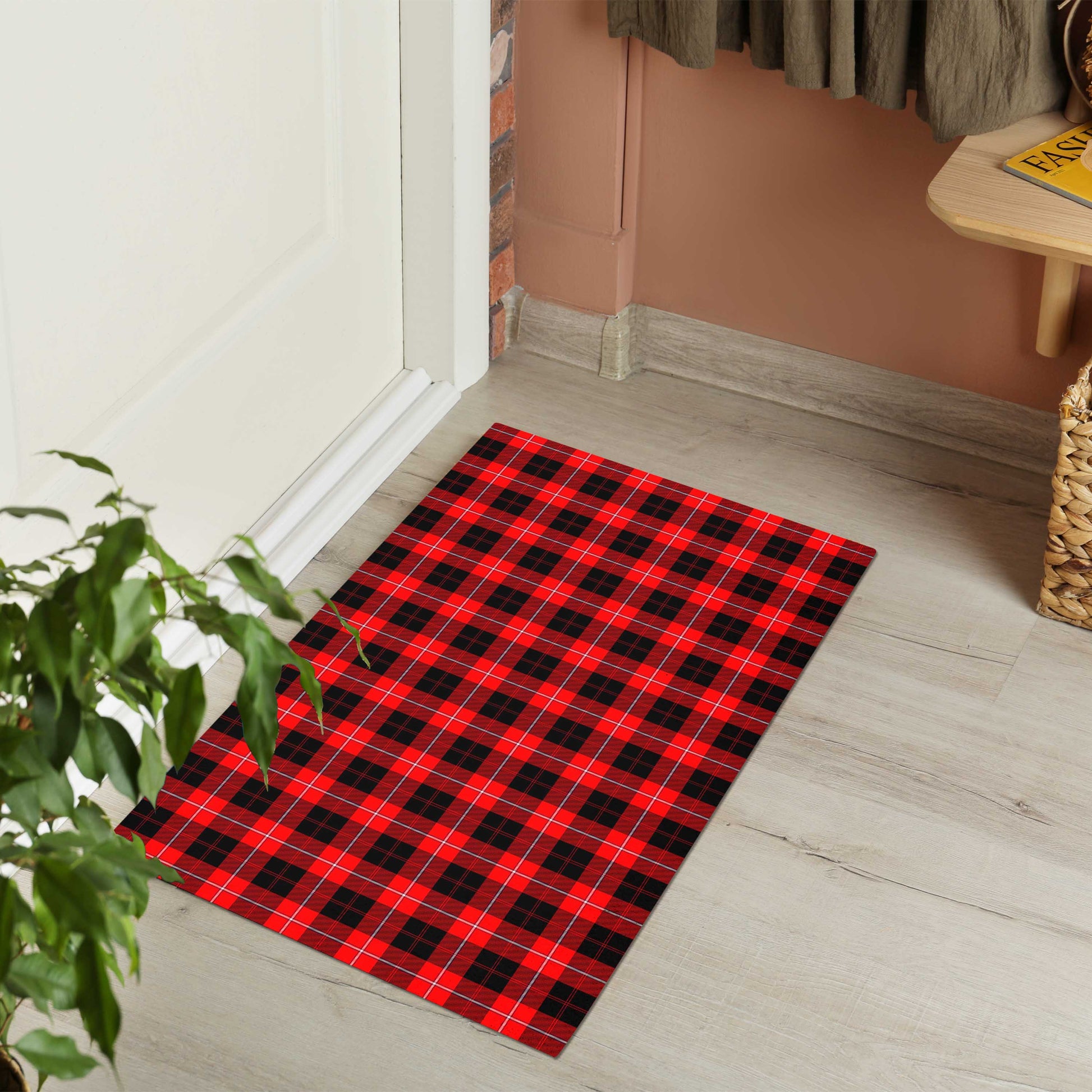 Cunningham Modern Tartan Door Mat - Tartanvibesclothing