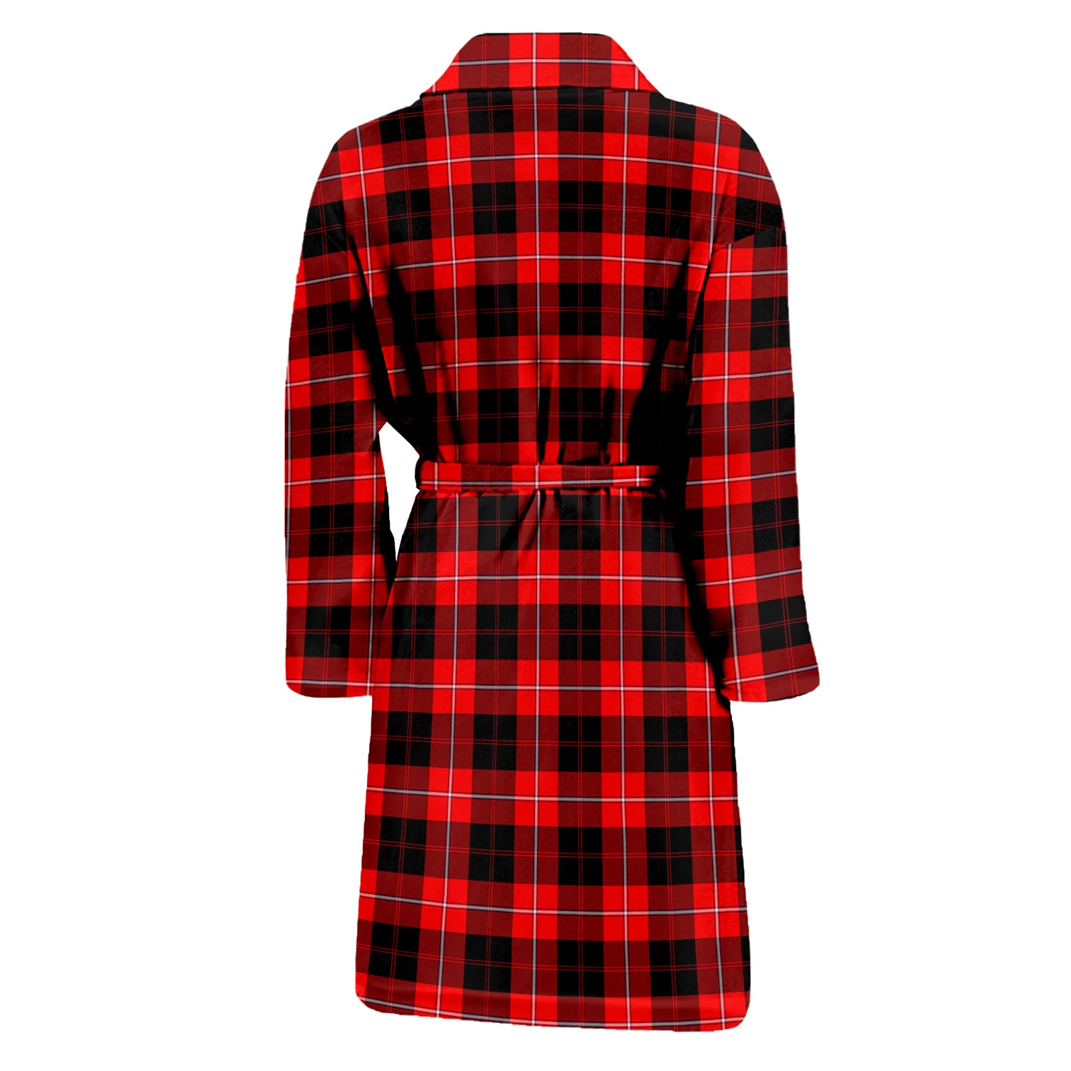 Cunningham Modern Tartan Bathrobe with Family Crest - Tartan Vibes Clothing