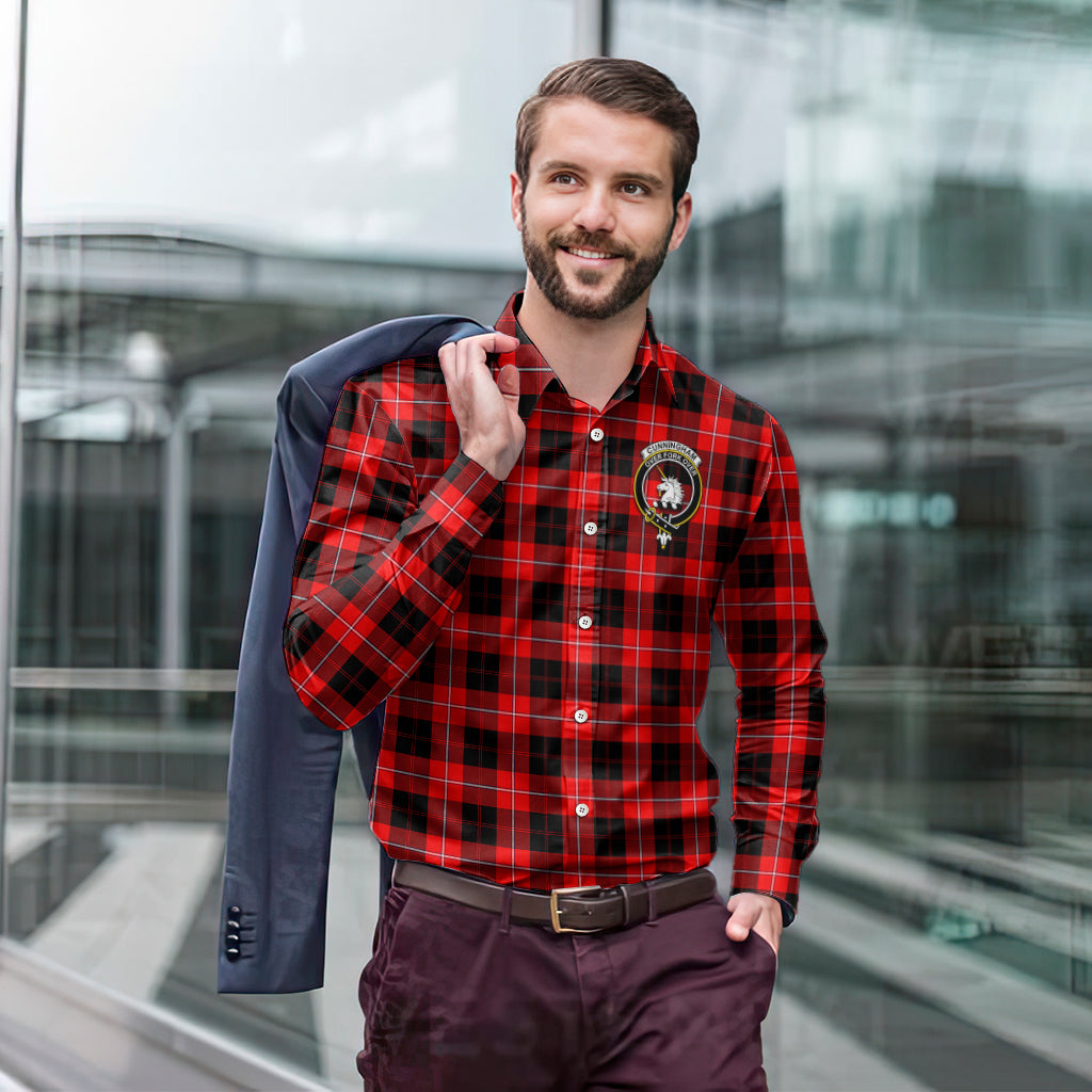 cunningham-modern-tartan-long-sleeve-button-up-shirt-with-family-crest