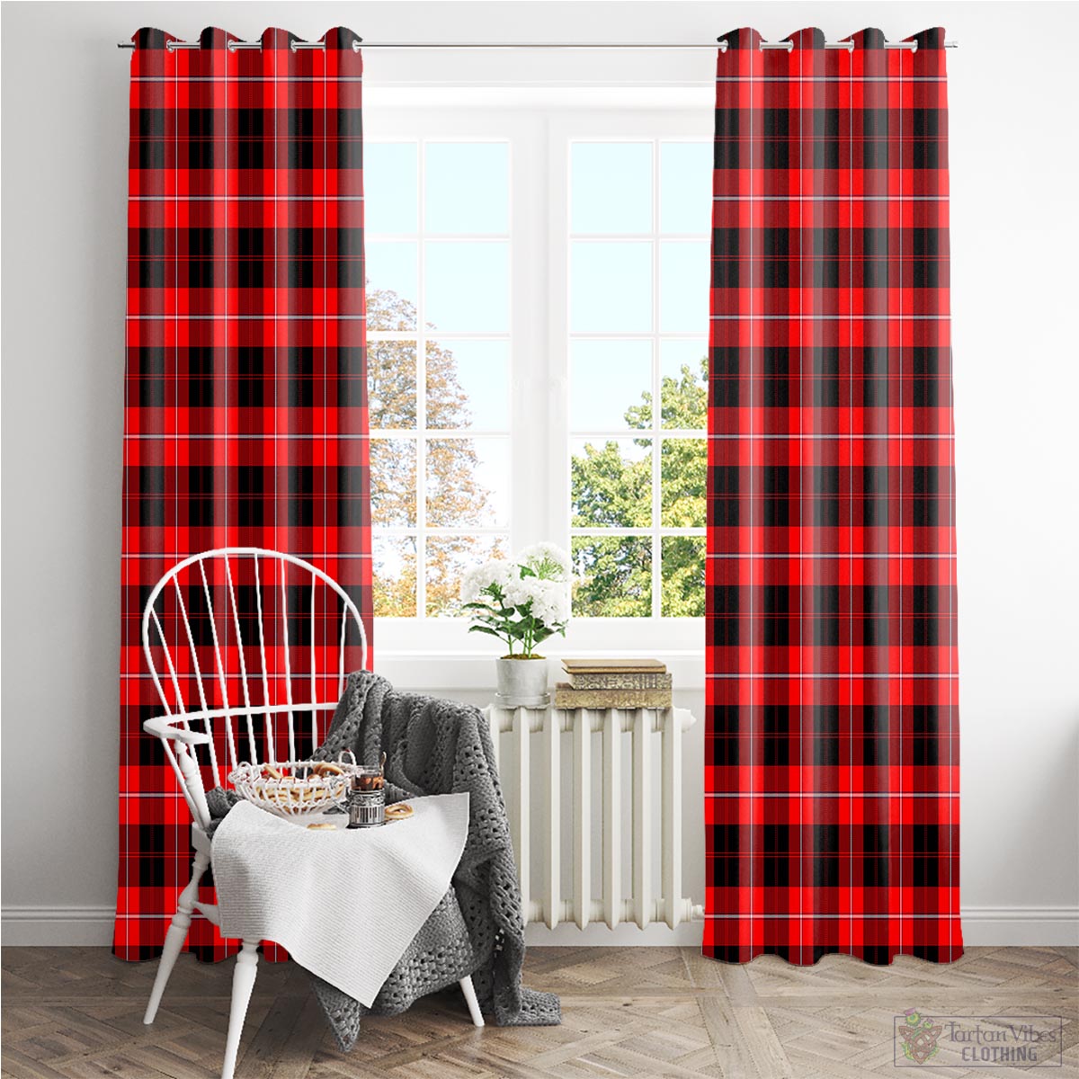 Cunningham Modern Tartan Window Curtain