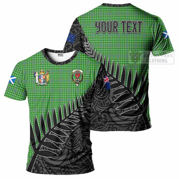 Currie Crest Tartan T-Shirt with New Zealand Silver Fern Half Style