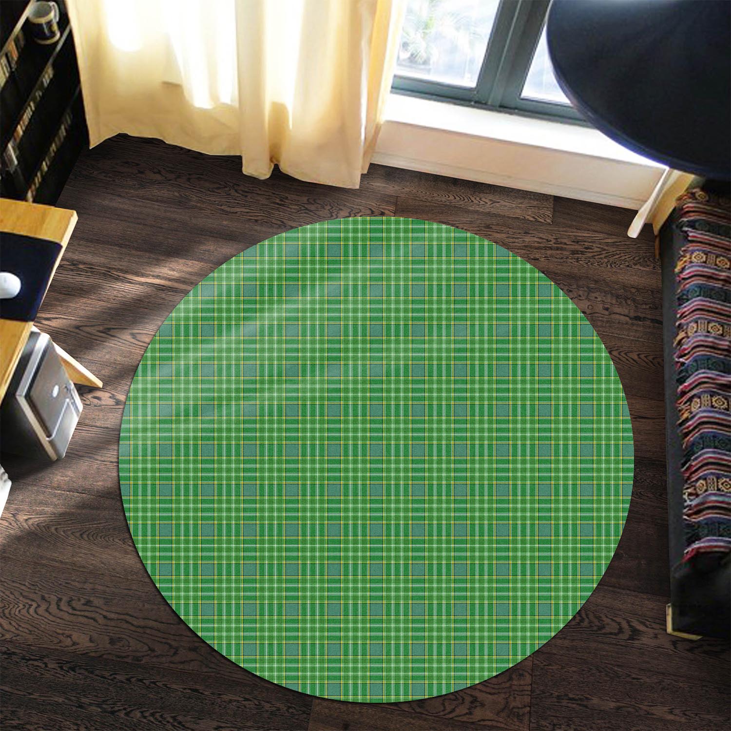 Currie Tartan Round Rug - Tartanvibesclothing