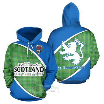 Currie Family Crest Tartan Hoodie Celebrate Saint Andrew's Day in Style