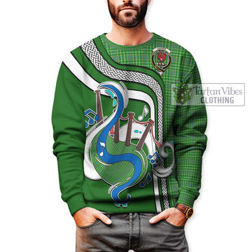 Currie Tartan Sweatshirt with Epic Bagpipe Style