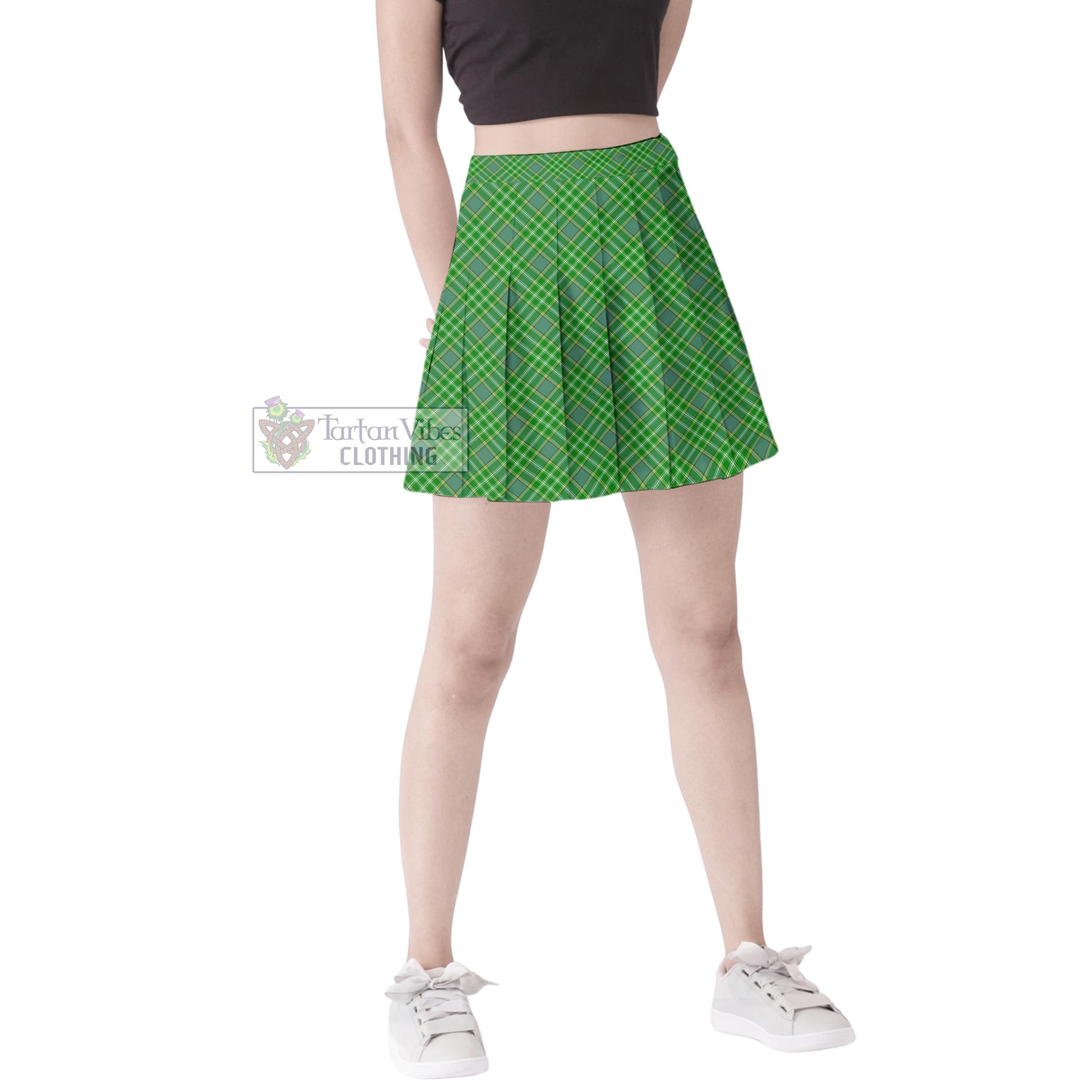 Tartan Vibes Clothing Currie Tartan Women's Plated Mini Skirt