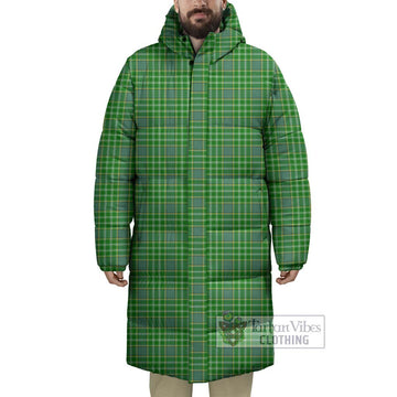 Currie Tartan Long Down Jacket