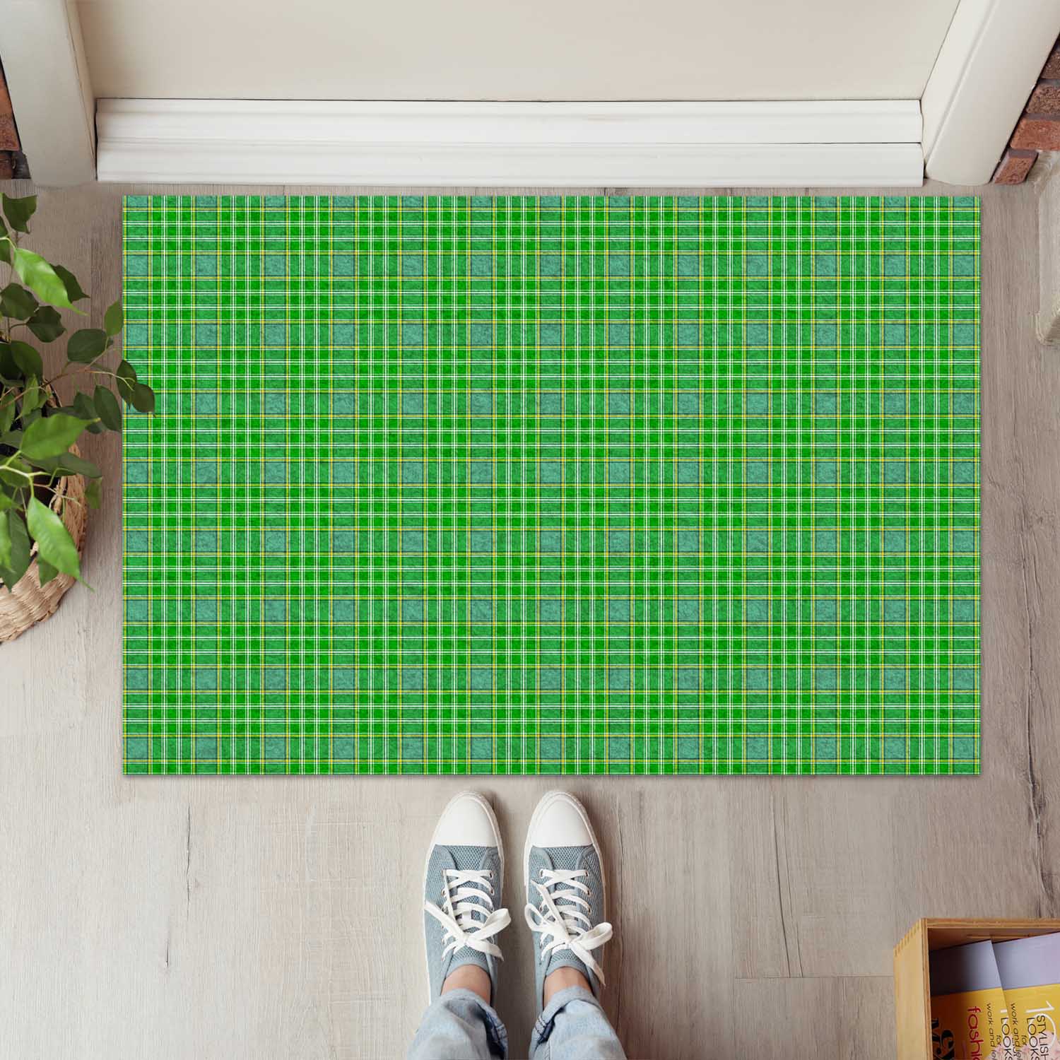 Currie Tartan Door Mat - Tartanvibesclothing