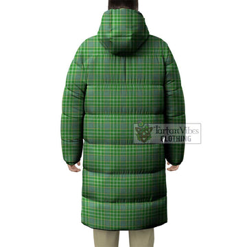 Currie Tartan Long Down Jacket