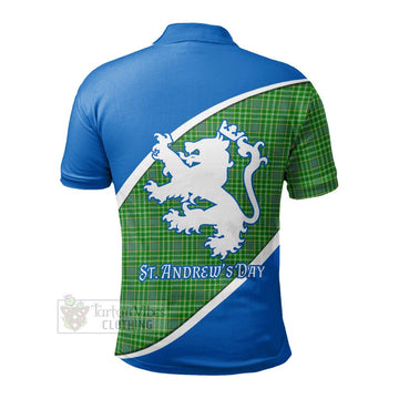 Currie Family Crest Tartan Polo Shirt Celebrate Saint Andrew's Day in Style