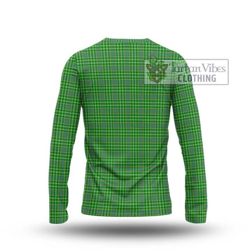 Currie Tartan Long Sleeve T-Shirt with Family Crest DNA In Me Style