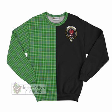 Currie Tartan Sweatshirt with Family Crest and Half Of Me Style