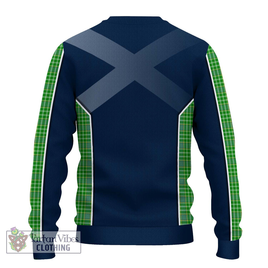 Currie Tartan Knitted Sweater with Family Crest and Lion Rampant Vibes Sport Style - Tartan Vibes Clothing