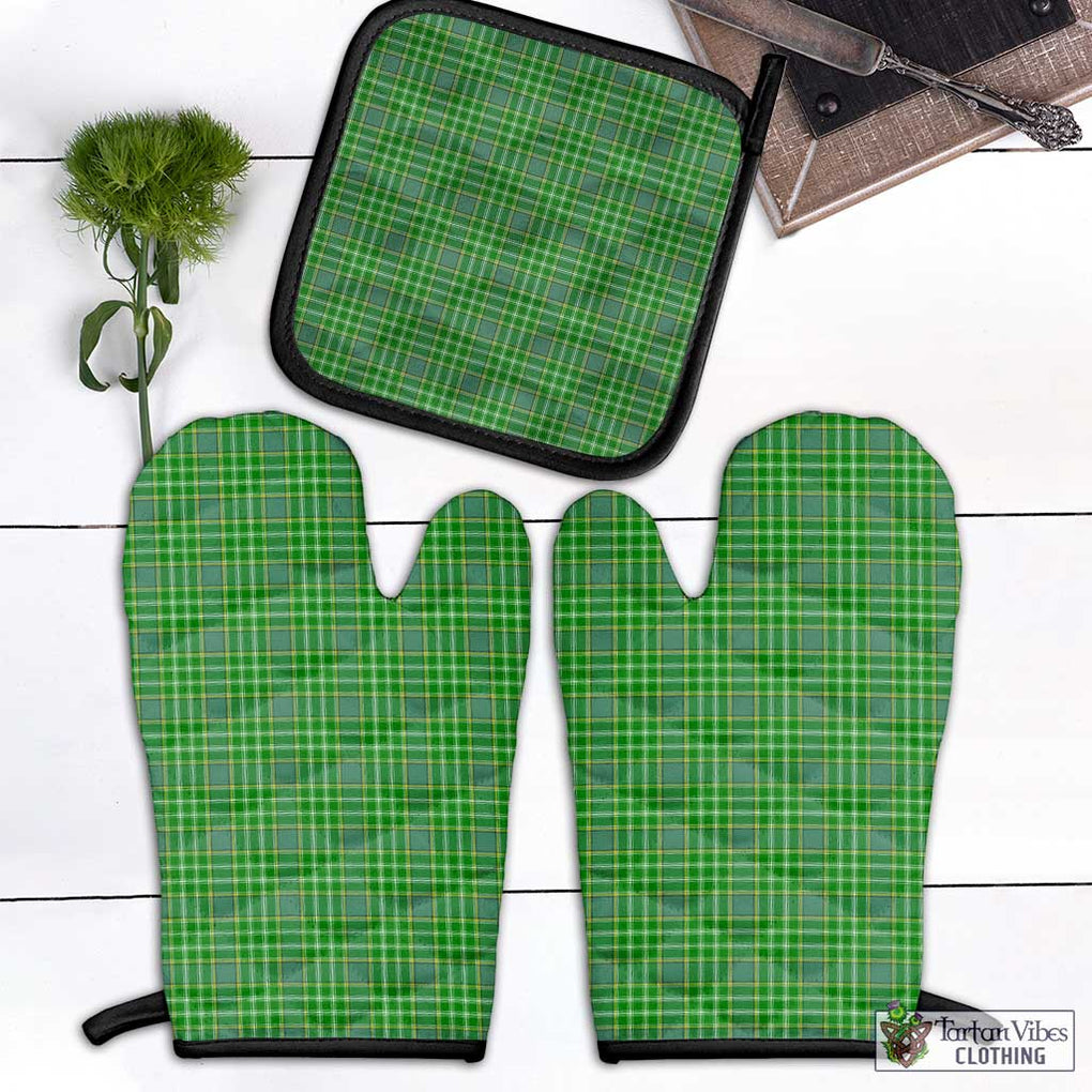 Currie Tartan Combo Oven Mitt & Pot-Holder Combo 1 Oven Mitt & 1 Pot-Holder Black - Tartan Vibes Clothing