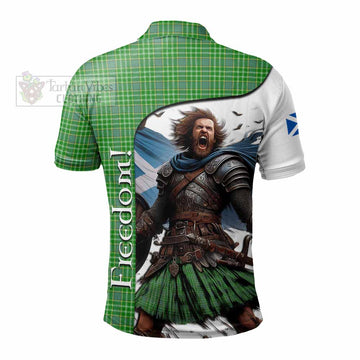 Currie Crest Tartan Polo Shirt Inspired by the Freedom of Scottish Warrior