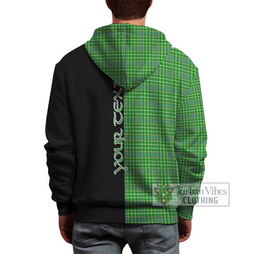 Currie Tartan Hoodie with Family Crest and Half Of Me Style