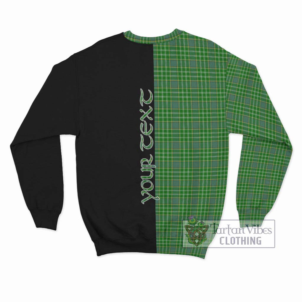 Currie Tartan Sweatshirt with Family Crest and Half Of Me Style - Tartanvibesclothing Shop