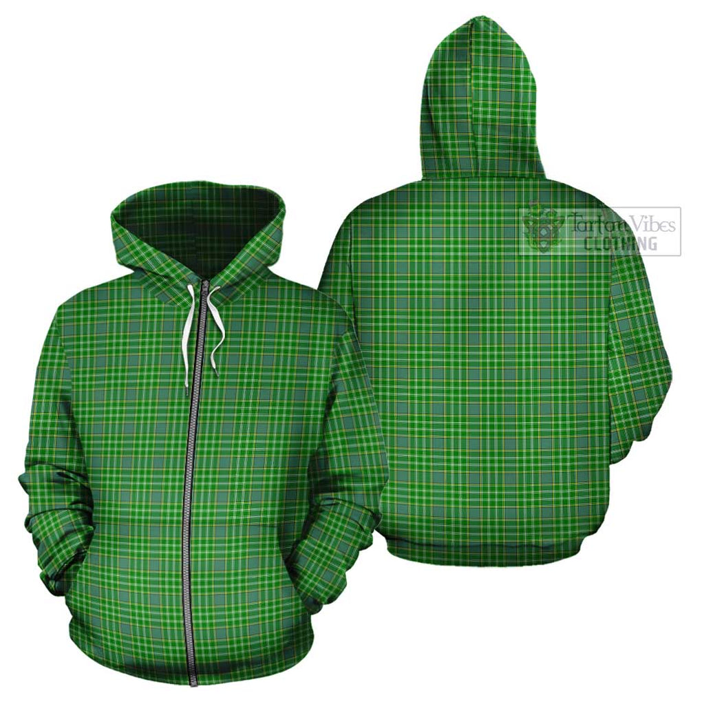 Currie Tartan Cotton Hoodie Zip Hoodie - Tartan Vibes Clothing