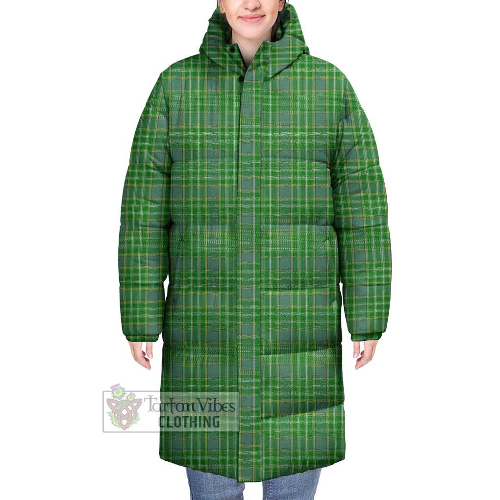 Tartan Vibes Clothing Currie Tartan Long Down Jacket