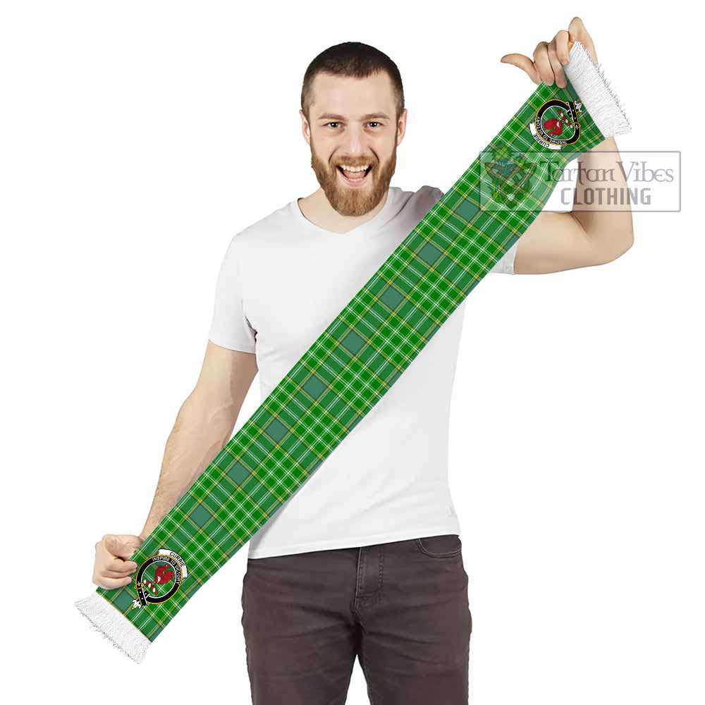 Currie Tartan Ruffneck Scarf with Family Crest - Tartan Vibes Clothing