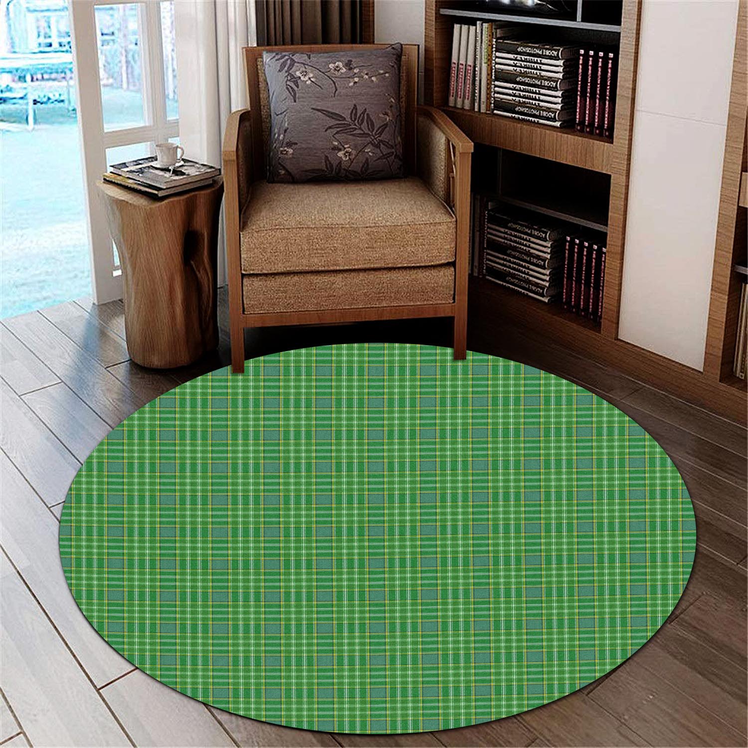 Currie Tartan Round Rug - Tartanvibesclothing