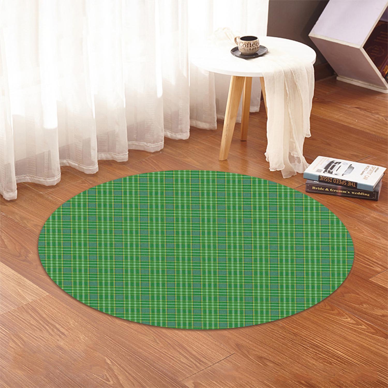 Currie Tartan Round Rug - Tartanvibesclothing