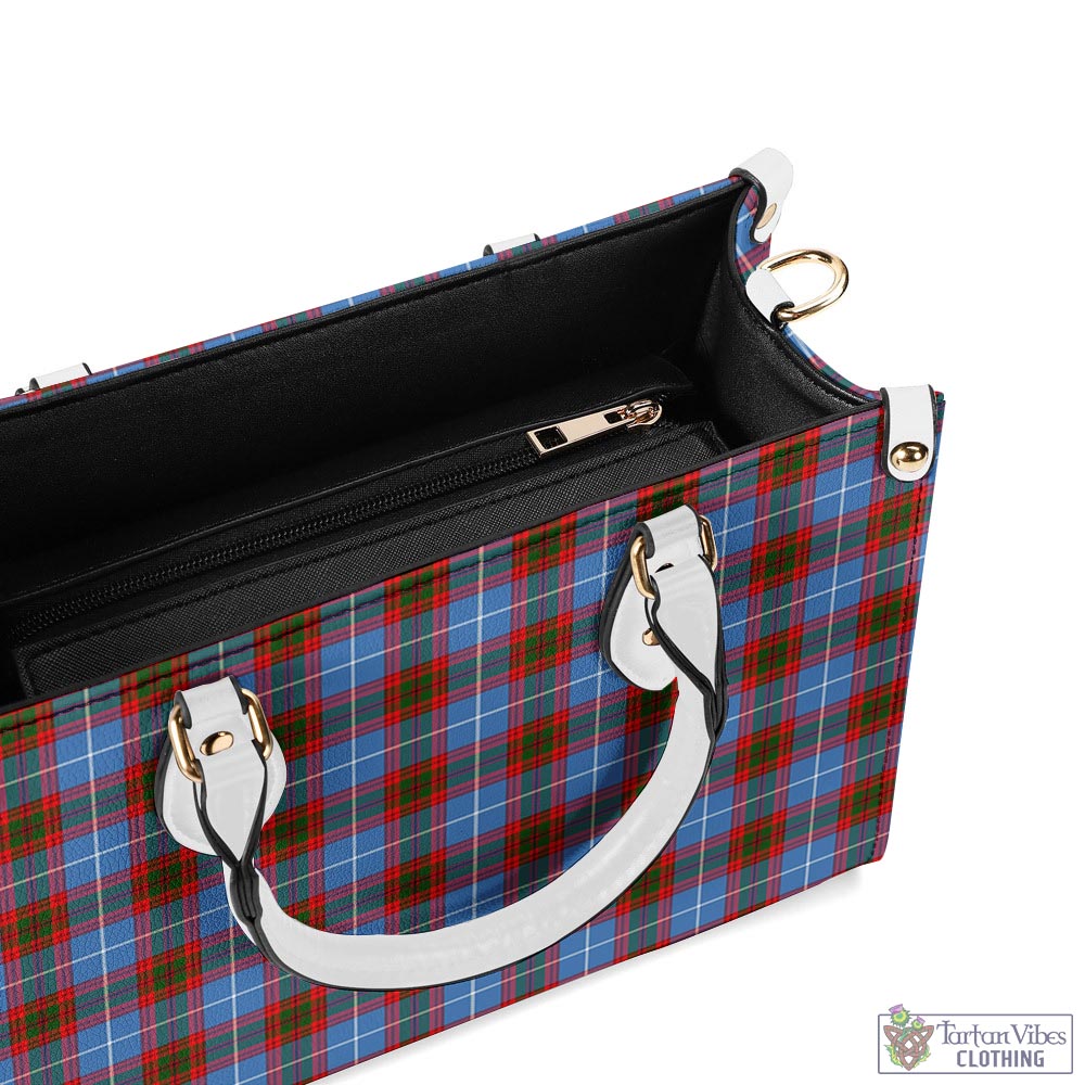 Tartan Vibes Clothing Dalmahoy Tartan Luxury Leather Handbags