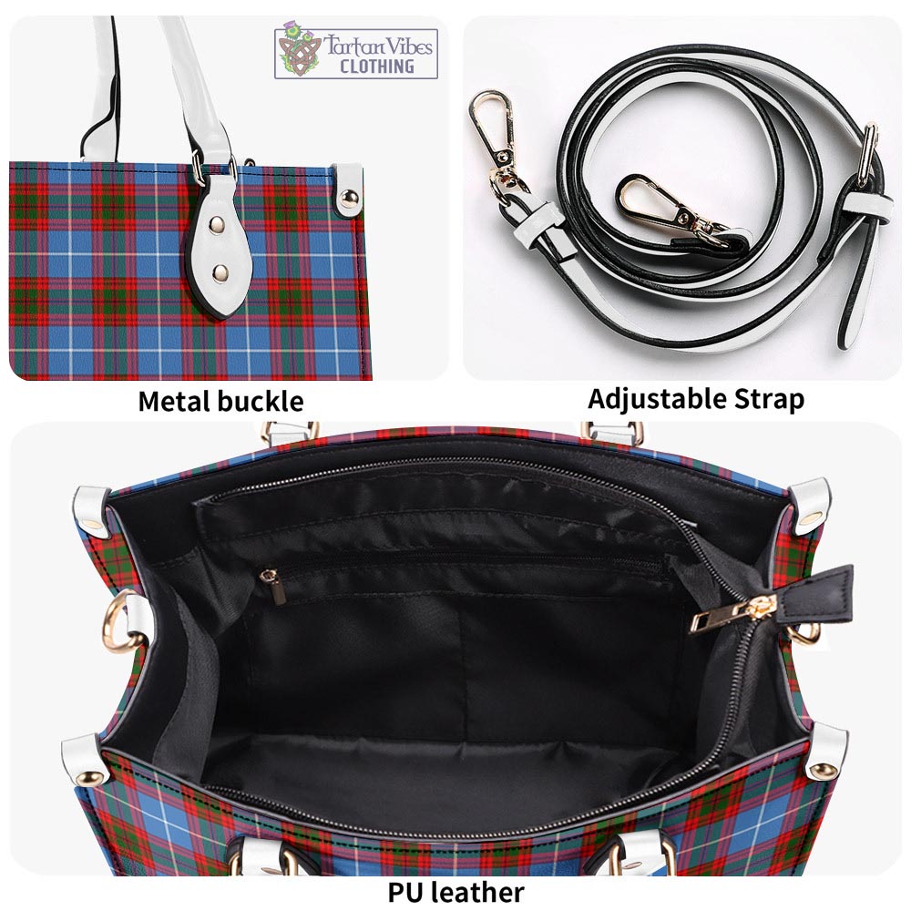 Tartan Vibes Clothing Dalmahoy Tartan Luxury Leather Handbags