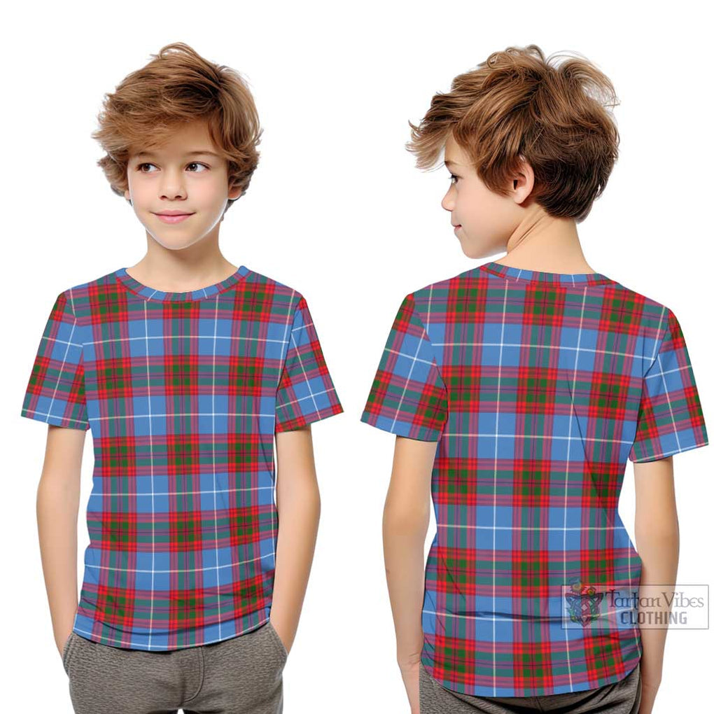 Dalmahoy Tartan Kid T-Shirt Youth XL Size14 - Tartan Vibes Clothing