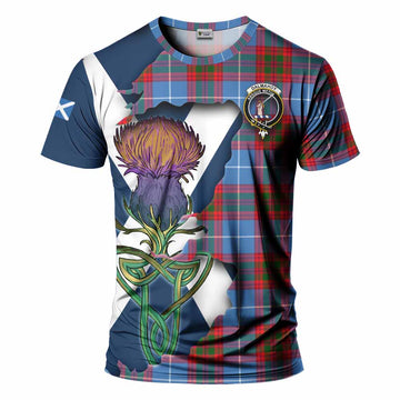 Dalmahoy Tartan Family Crest T-Shirt Scottish Thistle Celtic Inspired Kid's Shirt - Tartan Vibes Clothing