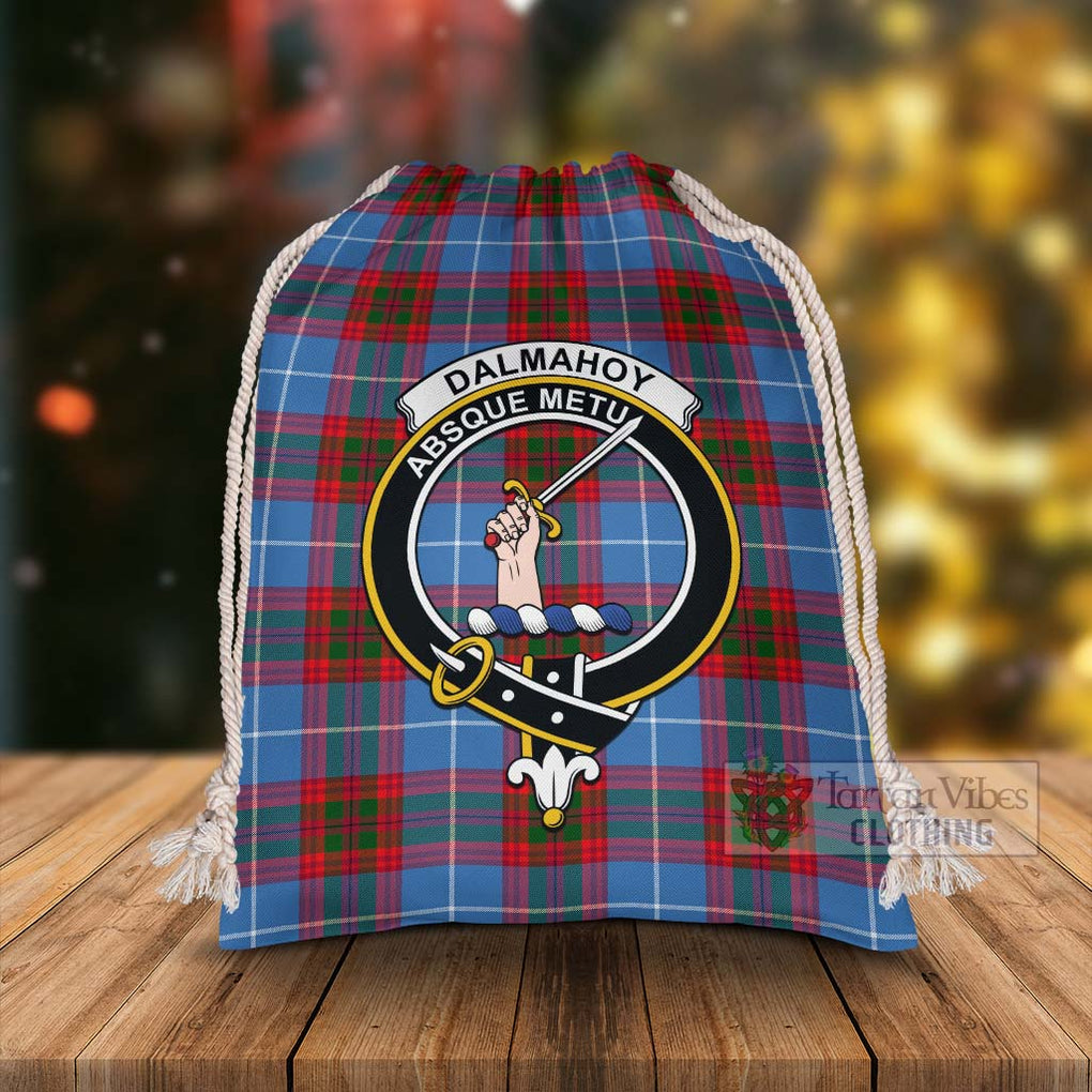 Tartan Vibes Clothing Dalmahoy Tartan Christmas Santa's Bag with Family Crest