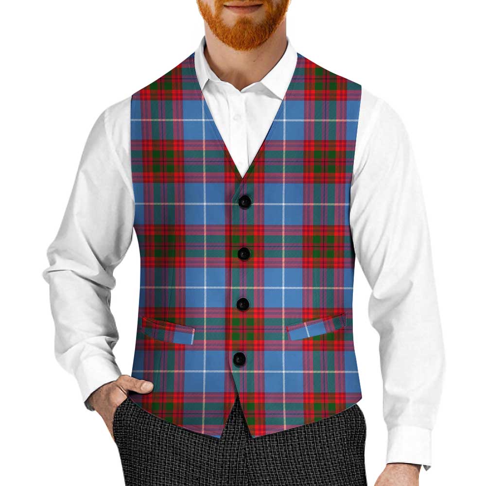 Tartan Vibes Clothing Dalmahoy Tartan Men's Sleeveless Suit Vest