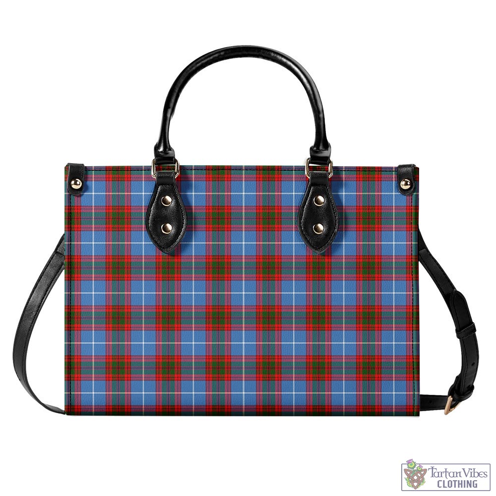 Tartan Vibes Clothing Dalmahoy Tartan Luxury Leather Handbags